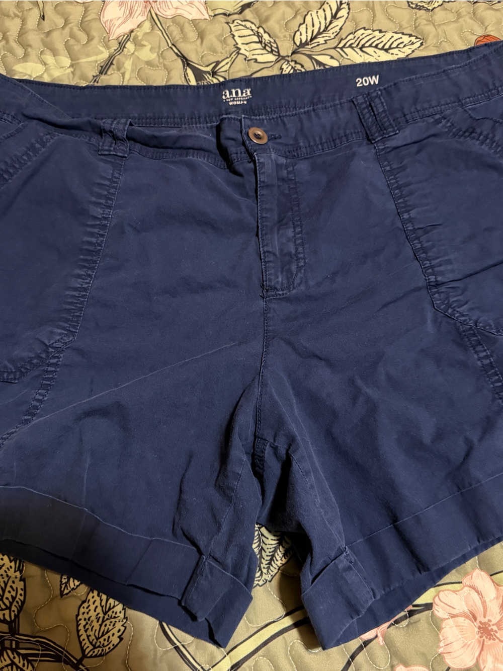 a.n.a Dark Navy Women's Casual Shorts